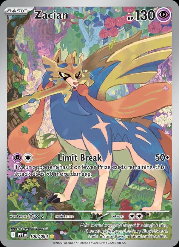 Zacian card in English