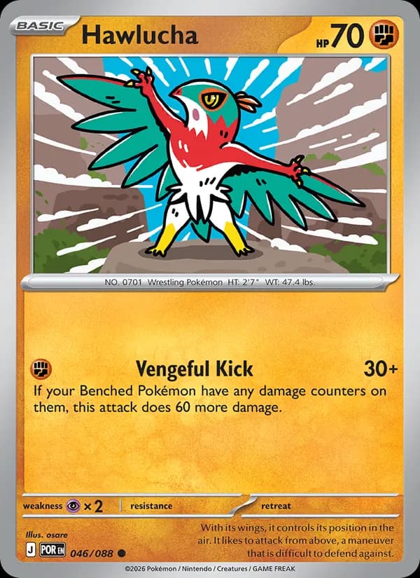 Hawlucha card in English