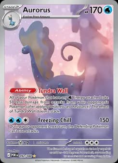 Aurorus card in English