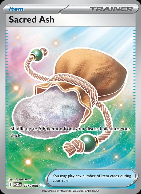 Sacred Ash card in English