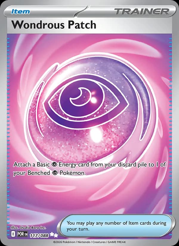 Wondrous Patch card in English