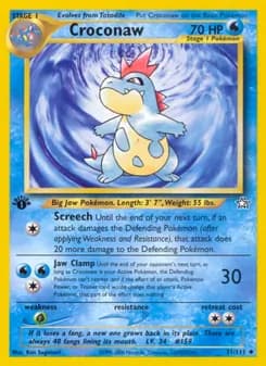 Croconaw card in English