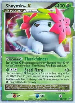 Shaymin card in English