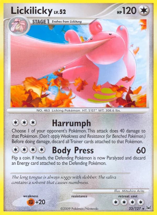 Lickilicky card in English