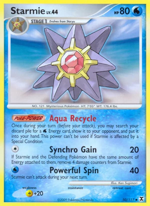 Starmie card in English
