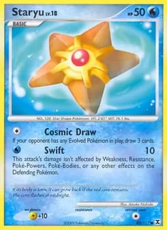 Staryu card in English