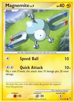 Magnemite card in English