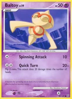 Baltoy card in English