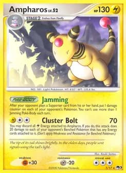 Ampharos card in English