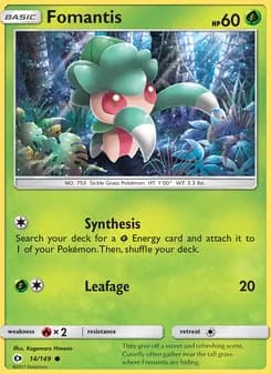 Fomantis card in English