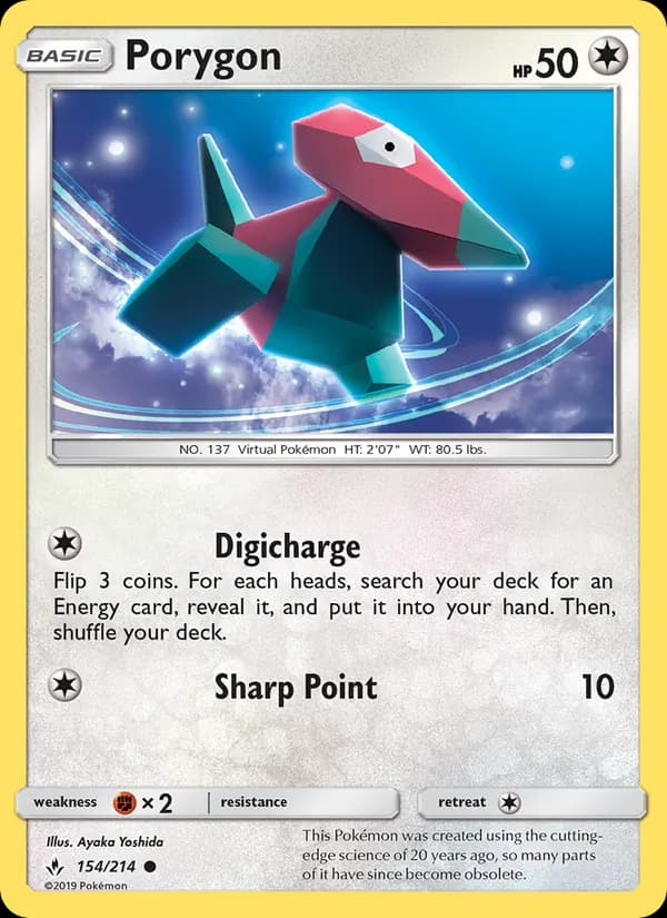 Porygon card in English