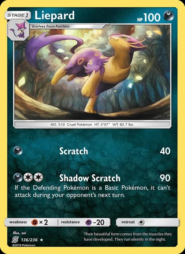 Liepard card in English