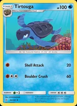 Tirtouga card in English