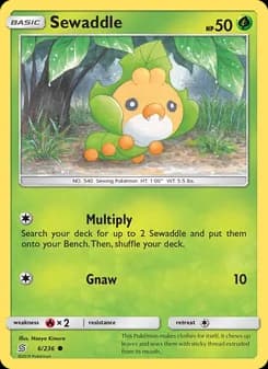 Sewaddle card in English