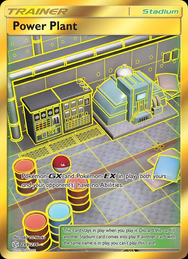 Power Plant card in English
