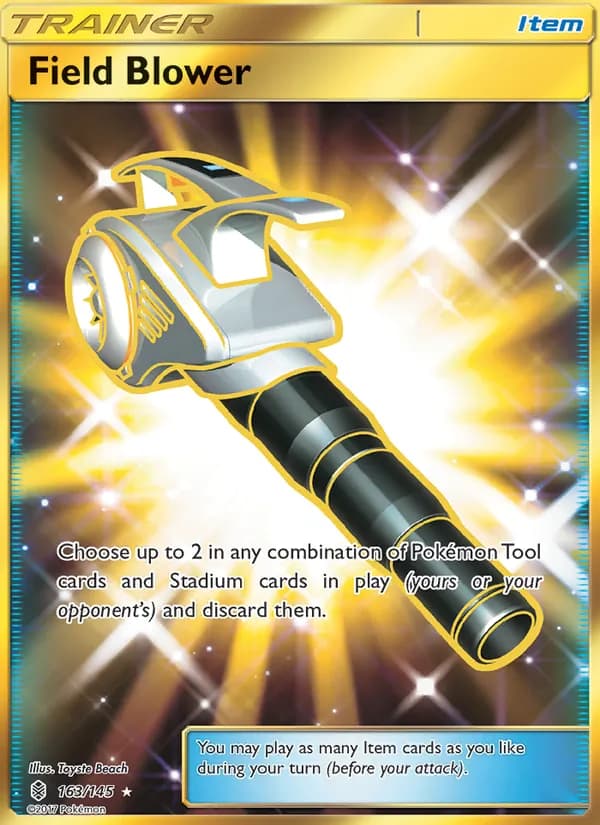 Field Blower card in English