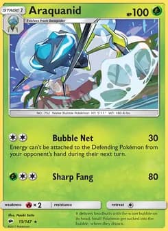 Araquanid card in English