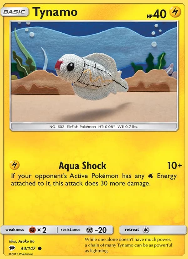 Tynamo card in English