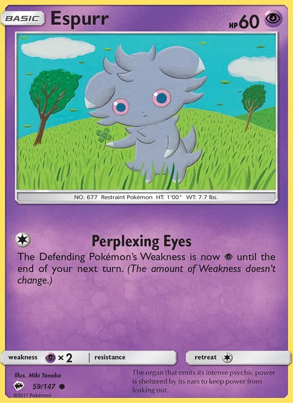 Espurr card in English
