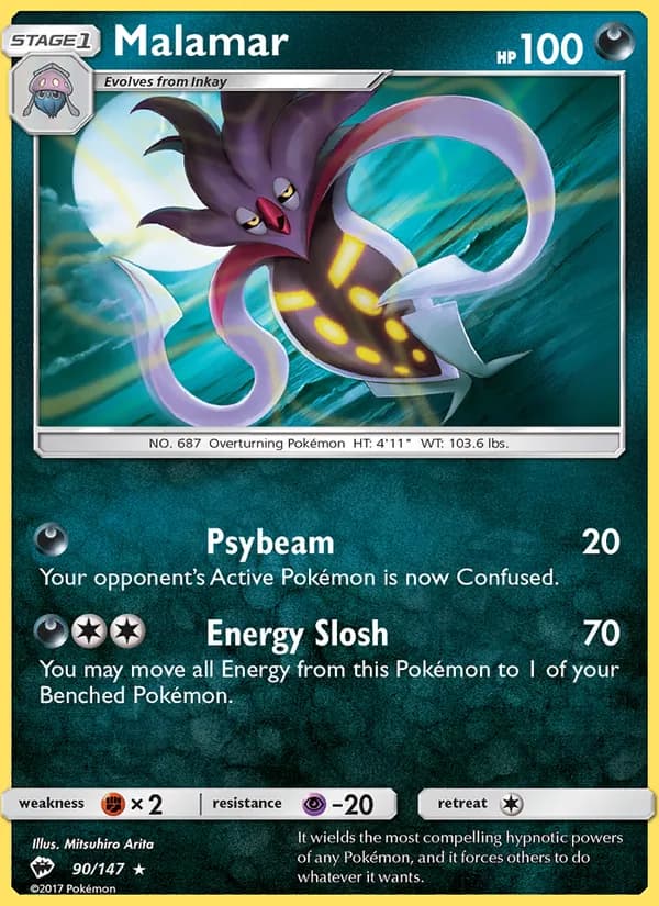Malamar card in English
