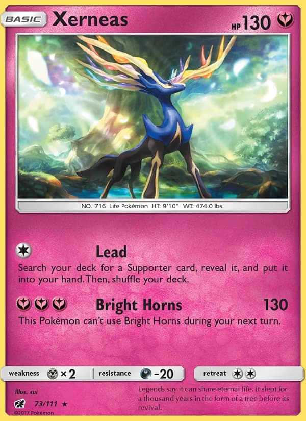 Xerneas card in English
