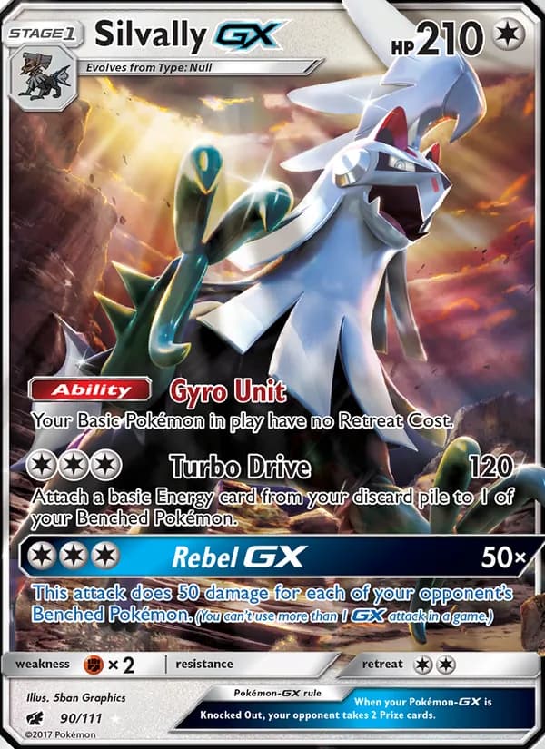 Silvally GX card in English