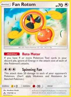 Fan Rotom card in English