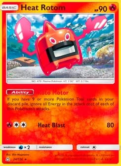 Heat Rotom card in English