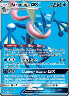 Greninja GX card in English