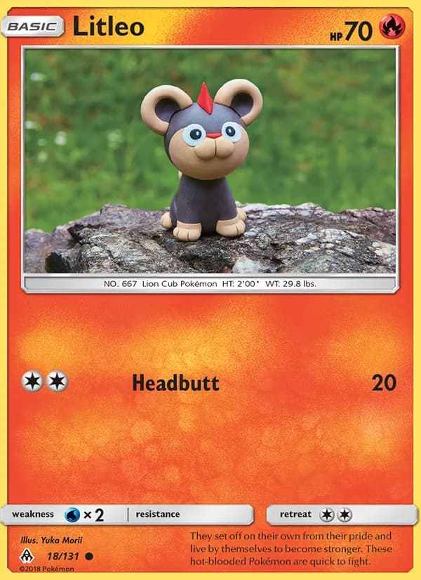 Litleo card in English