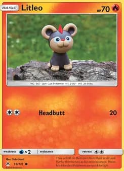 Litleo card in English