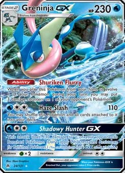 Greninja GX card in English