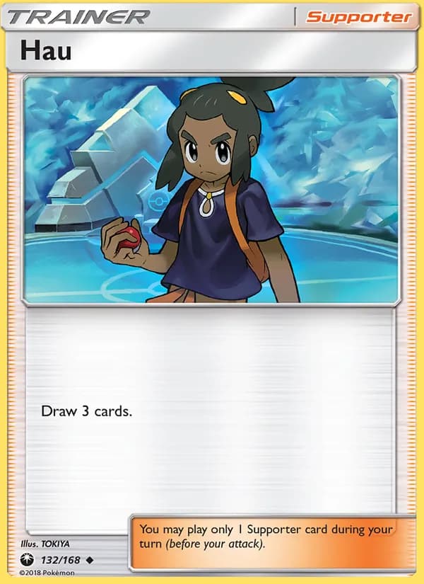 Hau card in English