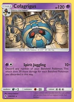 Cofagrigus card in English