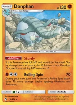 Donphan card in English