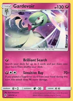 Gardevoir card in English