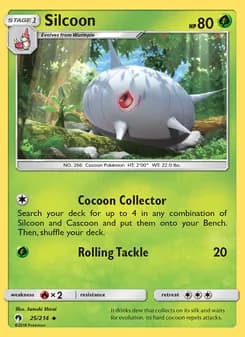Silcoon card in English