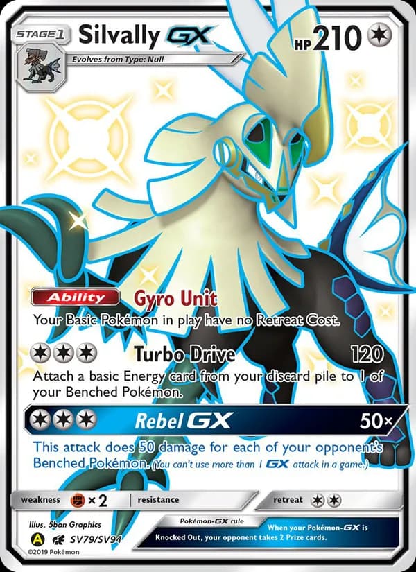 Silvally-GX card in English
