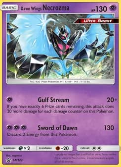 Dawn Wings Necrozma card in English