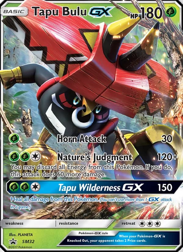 Tapu Bulu GX card in English