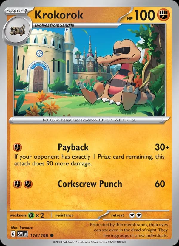 Krokorok card in English