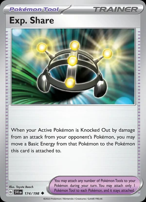 Exp. Share card in English