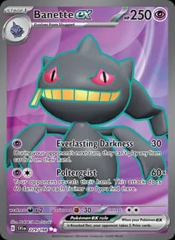 Banette ex card in English
