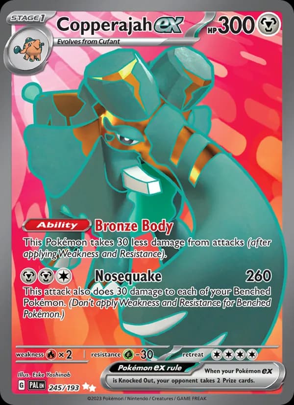 Copperajah ex card in English