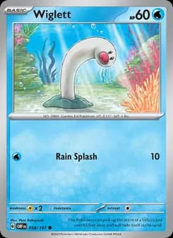 Wiglett card in English