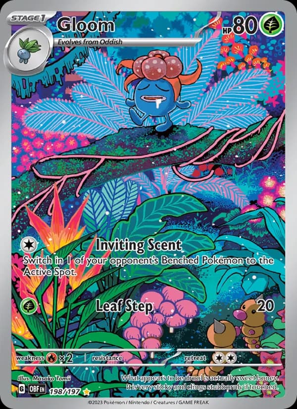 Gloom card in English