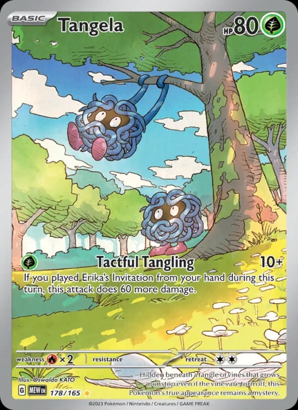 Tangela card in English