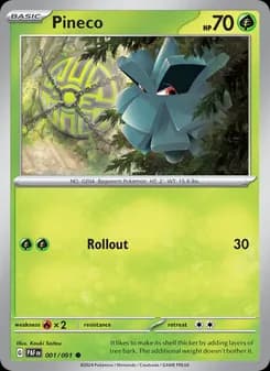 Pineco card in English
