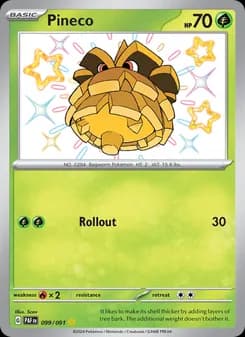 Pineco card in English