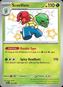 Scovillain card in English